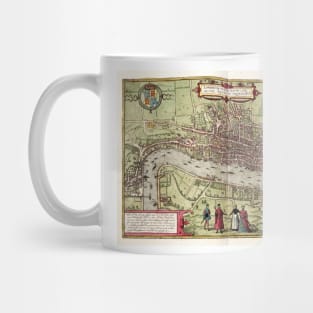 Map of London, 16th century (C026/8906) Mug